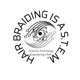 HAIR BRAIDING IS A S.T.E.M. SCIENCE TECHNOLOGY ENGINEERING MATH logo
