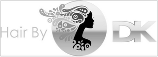 HAIR BY DK logo