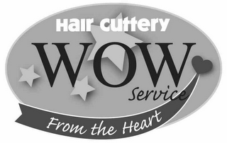 HAIR CUTTERY WOW SERVICE FROM THE HEART logo