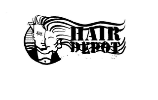 HAIR DEPOT IF IT HAS TO DO WITH HAIR...WE HAVE IT. logo