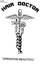 HAIR DOCTOR "OPERATIONAL BEAUTIFUL" logo