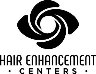 HAIR ENHANCEMENT · CENTERS · logo