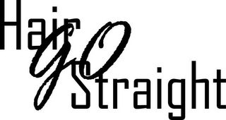 HAIR GO STRAIGHT logo