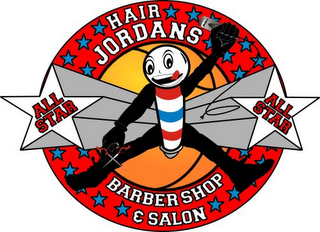 HAIR JORDANS ALL STAR ALL STAR BARBERSHOP & SALON logo