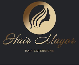 HAIR MAYOR HAIR EXTENSIONS logo