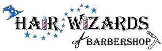 HAIR WIZARDS BARBERSHOP logo