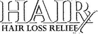HAIR X HAIR LOSS RELIEF logo