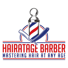 HAIRATAGE BARBER MASTERING HAIR AT ANY AGE. logo
