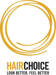 HAIRCHOICE, LOOK BETTER, FEEL BETTER logo