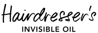HAIRDRESSER'S INVISIBLE OIL logo