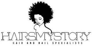 HAIRSMYSTORY HAIR AND NAIL SPECIALISTS logo