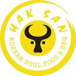 HAK SAN KOREAN SOUL FOOD & BBQ logo