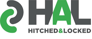 HAL HITCHED & LOCKED logo