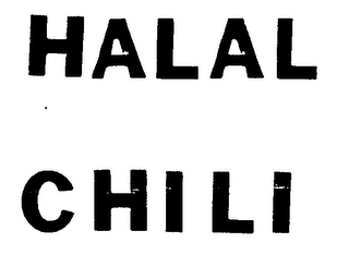 HALAL CHILI logo
