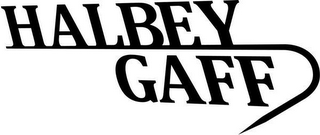 HALBEY GAFF logo