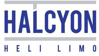 HALCYON HELI LIMO logo