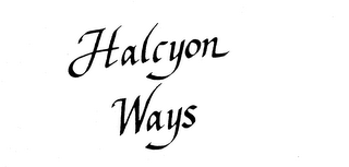 HALCYON WAYS logo