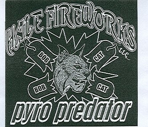 HALE FIREWORKS LLC PYRO PREDATOR BOB CAT logo