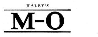 HALEY'S M-O logo