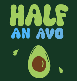 HALF AN AVO logo