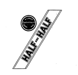 HALF AND HALF A CARGO OF CONTENTMENT IN THE BOWL PIPE logo