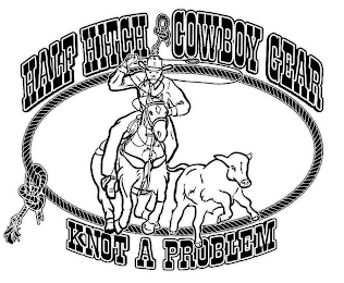 HALF HITCH COWBOY GEAR KNOT A PROBLEM logo