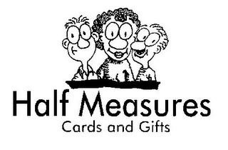 HALF MEASURES CARDS AND GIFTS logo
