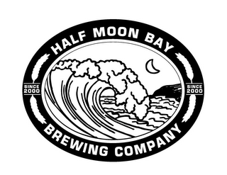HALF MOON BAY BREWING COMPANY SINCE 2000 logo