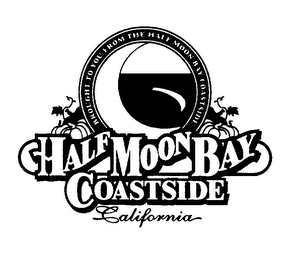 HALF MOON BAY COASTSIDE CALIFORNIA BROUGHT TO YOU FROM THE HALF MOON BAY COASTSIDE logo
