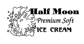 HALF MOON PREMIUM SOFT LIGHT ICE CREAM logo