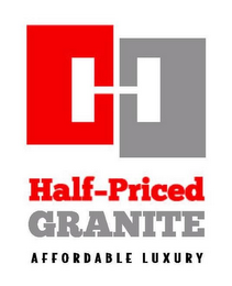HALF-PRICED GRANITE AFFORDABLE LUXURY logo