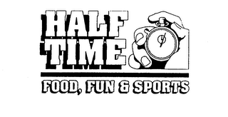 HALF TIME FOOD, FUN & SPORTS logo