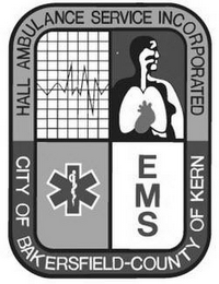 HALL AMBULANCE SERVICE INCORPORATED CITY OF BAKERSFIELD-COUNTY OF KERN EMS logo