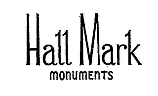 HALL MARK MONUMENTS logo