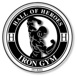 HALL OF HEROES IRON GYM IV XIII HH logo