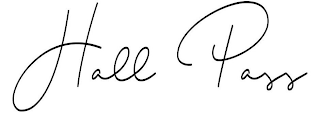 HALL PASS logo