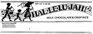 HALLELUJAH MILK CHOCOLATE & CRISP RICE logo