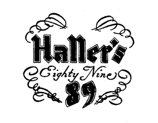 HALLERS EIGHTY-NINE 89 logo