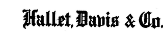 HALLET, DAVIS & CO. logo