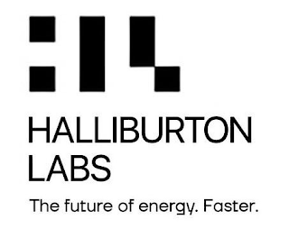 HALLIBURTON LABS THE FUTURE OF ENERGY. FASTER. logo