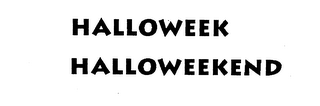 HALLOWEEK HALLOWEEKEND logo
