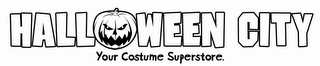 HALLOWEEN CITY YOUR COSTUME SUPERSTORE logo