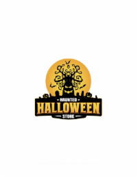 HALLOWEEN HAUNTED STORE logo