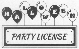HALLOWEEN PARTY LICENSE logo