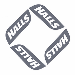 HALLS HALLS HALLS HALLS logo