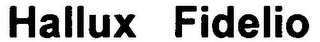 HALLUX FIDELIO logo
