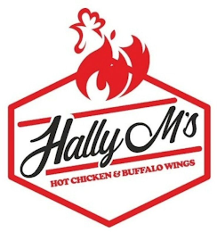 HALLY M'S HOT CHICKEN & BUFFALO WINGS logo