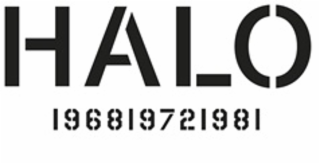 HALO 196819721981 logo