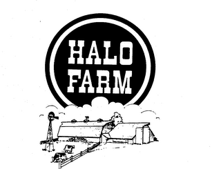 HALO FARM MILK MARKET logo
