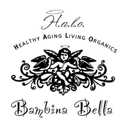H.A.L.O. HEALTHY AGING LIVING ORGANICS BAMBINA BELLA logo